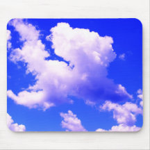 <3 Cloud Mouse Mat