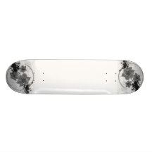 3 Pretty Flowers - B&W Infrared Skate Deck