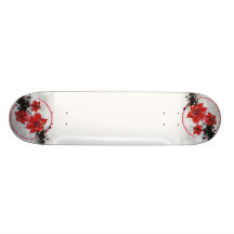 3 Pretty Flowers - Colour Skate Deck