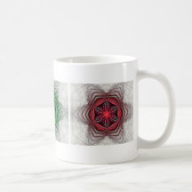 3 snowflakes mugs