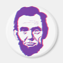 3d abe lincoln magnet