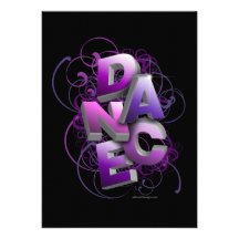 3D Dance (Summer) Recital Invitation