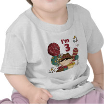 3rd Birthday Cowboy T-shirts and Gifts