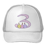 3rd Birthday Trucker Hats