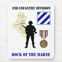 3rd Infantry Division Iraq War Vet Mousepad