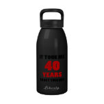 40 & Hot.png Reusable Water Bottle