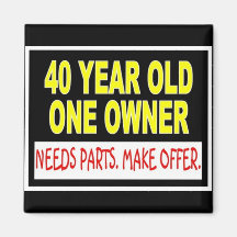 40 Year Old One Owner Needs Parts Make Offer Refrigerator Magnets