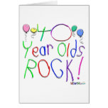 40 Year Olds Rock! Greeting Card