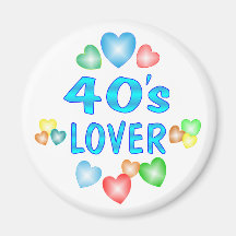 40s Lover Fridge Magnet