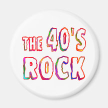 40s Rock Fridge Magnets