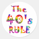 40s Rule Stickers