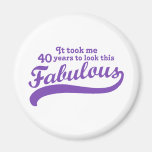 40th Birthday Fridge Magnets
