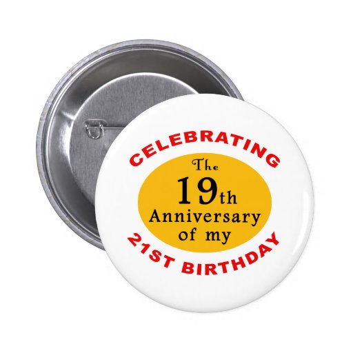 40th Birthday Gag Gifts Pins