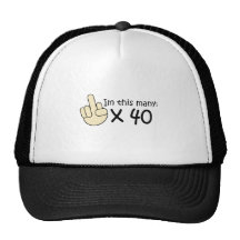40th Birthday Hats