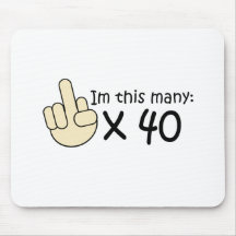 40th Birthday Mouse Pads