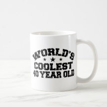 40th Birthday Mugs