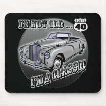 40th Birthday T-shirts and Gifts Mouse Pad