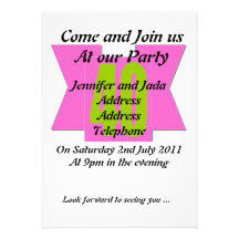40th Party Invitation