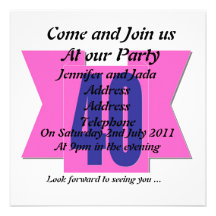 40th Party Invitation
