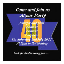 40th party invitation template
