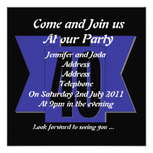 40th party invitation template