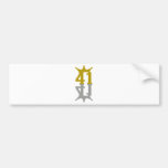 41-Crown-Reflection Bumper Stickers