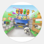 41. driving round sticker