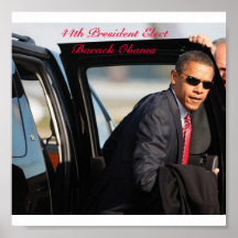 44th President ElectBarack Obama Print