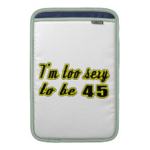 45 birthday designs sleeves for MacBook air