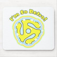 45 RPM Adapter So Retro Mouse Pads
