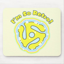 45 RPM Adapter So Retro Mousepads
