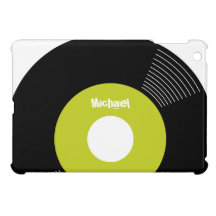 45s Record iPad Mini Case (Lime) — PERSONALIZE IT!