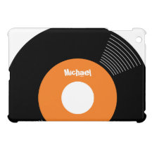 45s Record iPad Mini Case (Orange)— PERSONALIZE IT