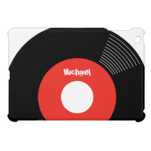 45s Record iPad Mini Case (Red) — PERSONALIZE IT!