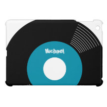 45s Record iPad Mini Case (Teal) — PERSONALIZE IT!
