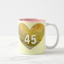 45th Birthday Mugs