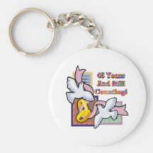 45th wedding anniversary gw keychain