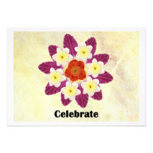 4 Celebrate Personalized Announcement