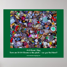 4-H Clover I Spy Print