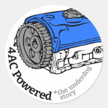 4AC Powered (The Underdog Story) Stickers