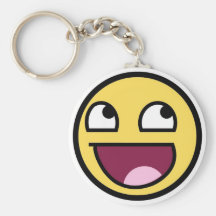4Chan Smiley Keychain