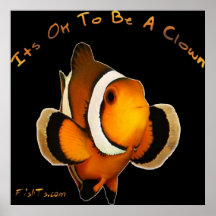 4ft.Clownfish Poster