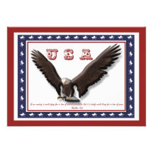 4th July invitations - customisable template