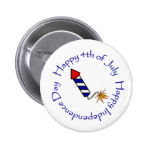 4th of July Button