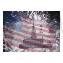 4th of July Fireworks Greeting Cards