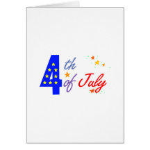 4th of July Greeting Card