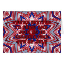 4TH Of July Invite Card