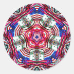 "4th of July" Mandala Stickers