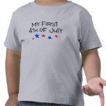 4th of July My First 4th of July (Stars) Tee Shirt