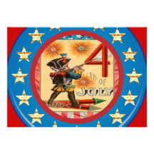 4th of July Party Invitations